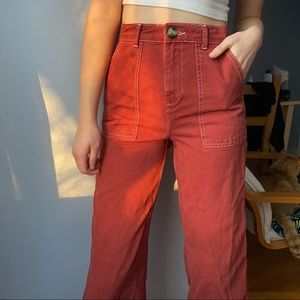 BDG High Rise Wide Leg Work Pants